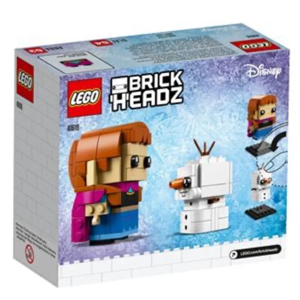 Lego Brick Headz Disney Olaf & Anna set 41618 new in sealed box 201 pieces